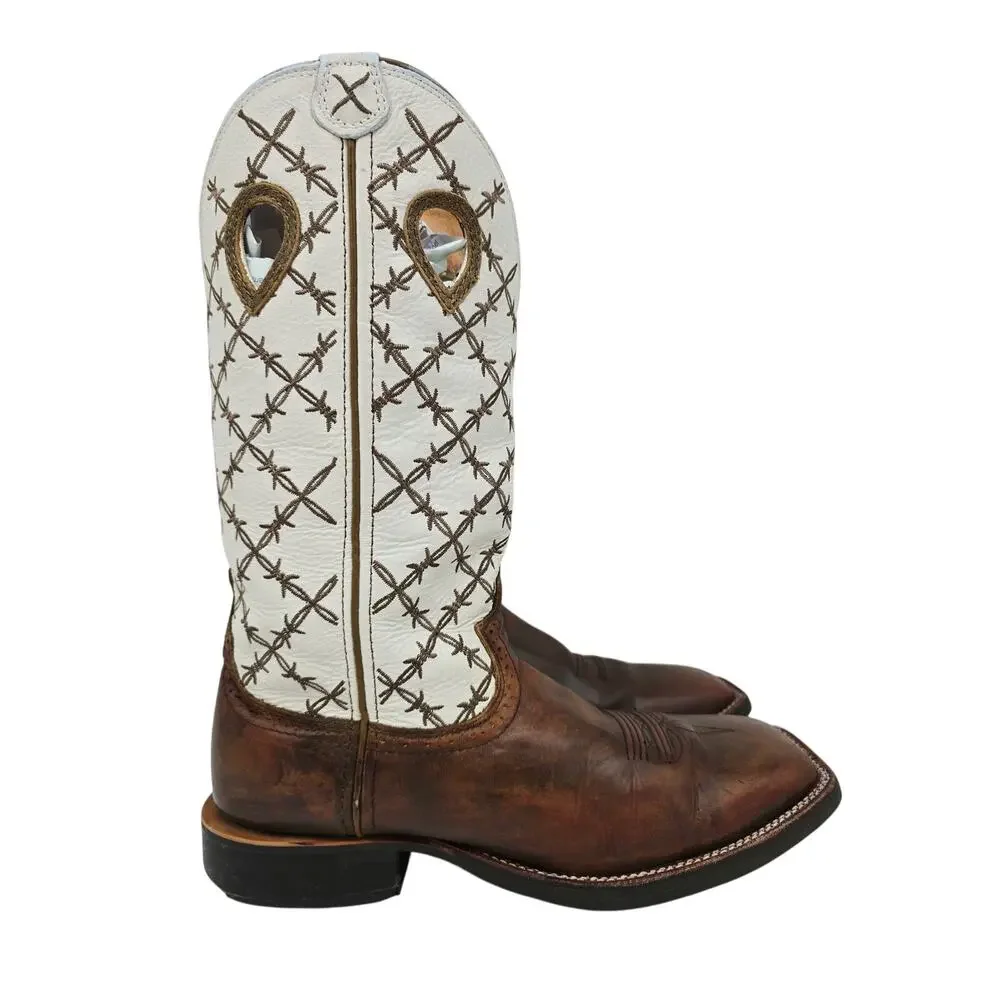 Twisted X Men's Ruff Stock Western Leather Cowboy Boots 11